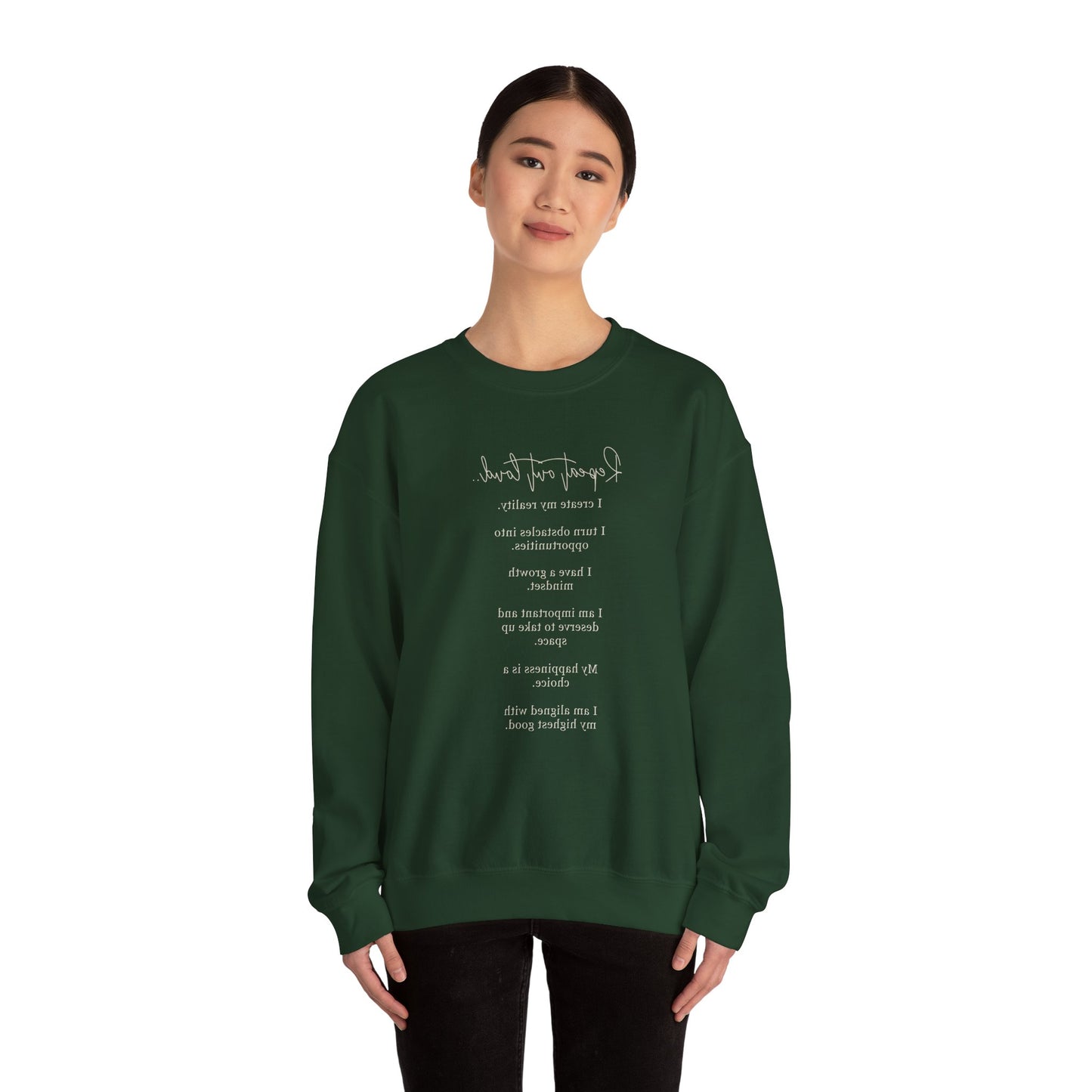 Mirrored Secret Affirmations - Pullover Sweatshirt