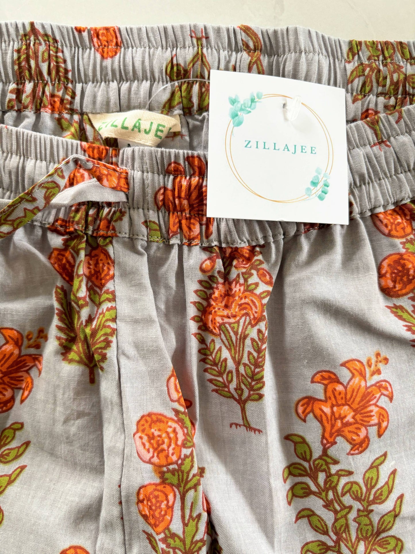 Comfy and breathable 100% cotton floral lounge and sleep pants with an adjustable waistband, deep side pockets, and a beautiful floral print.