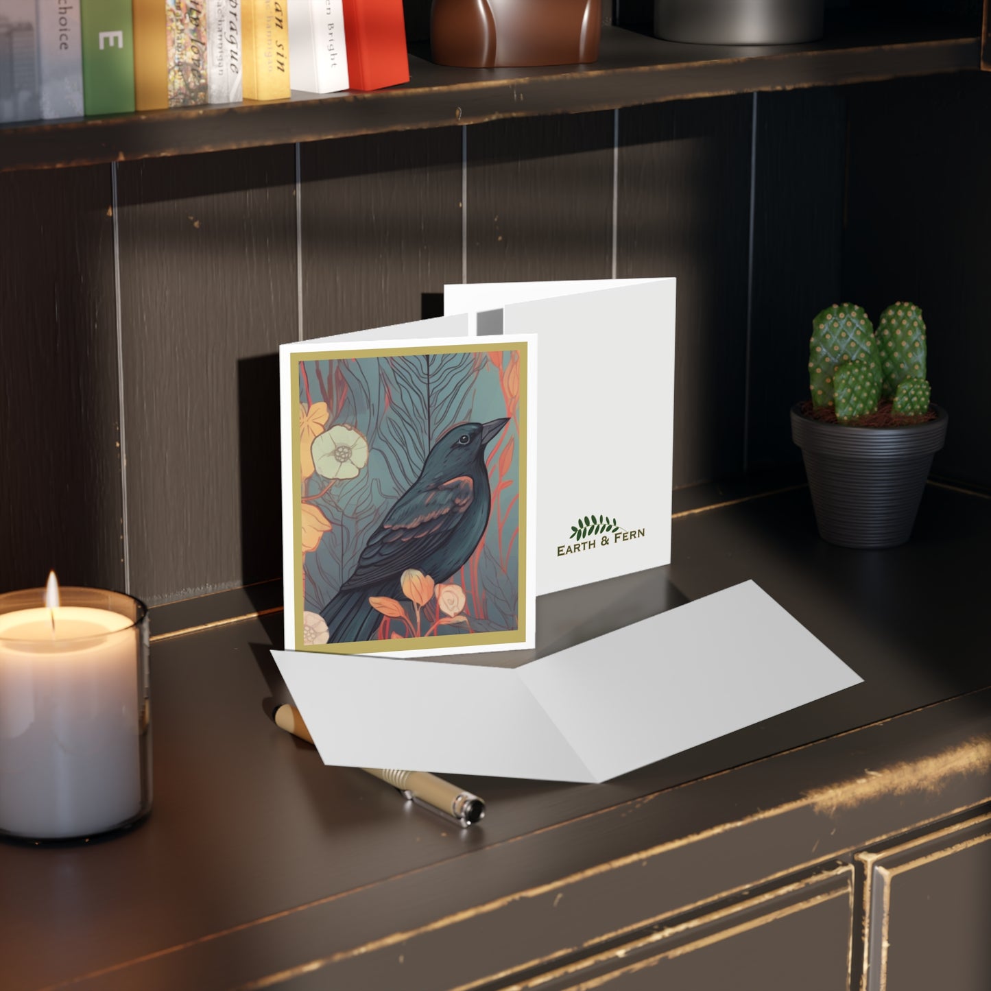 Greeting Card - Raven/Moody