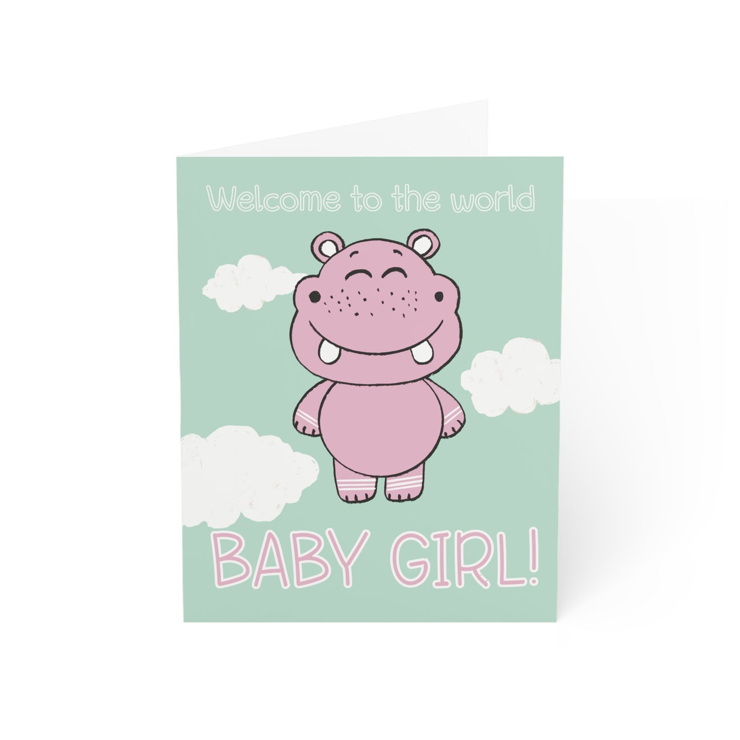 Greeting Card - Welcome/Baby Girl