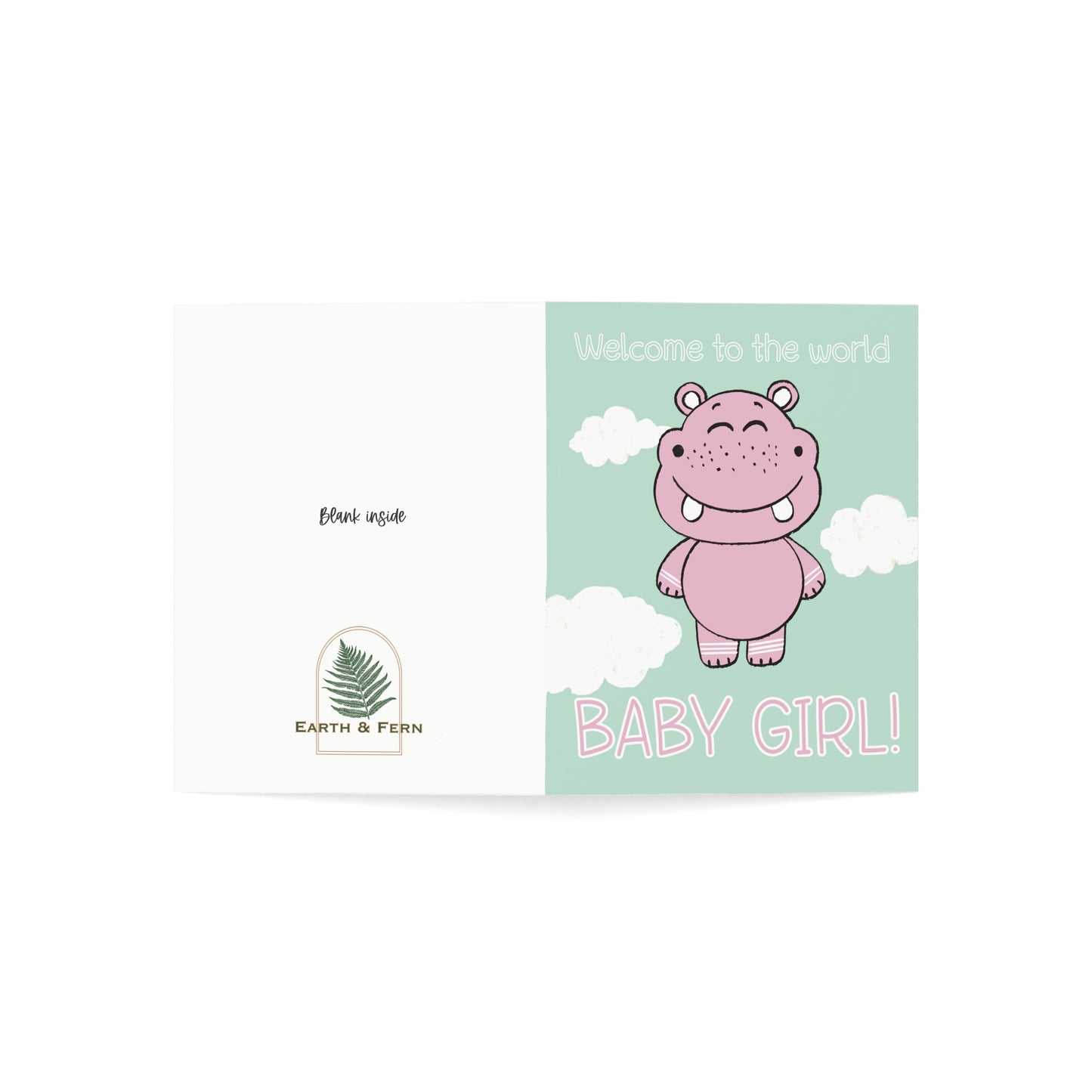 Greeting Card - Welcome/Baby Girl
