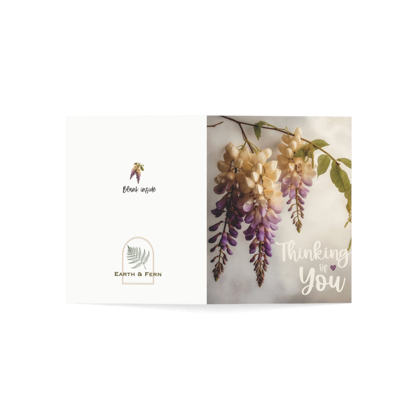 Greeting Card - Wisteria/Thinkingofyou