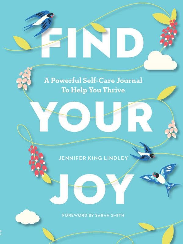 Positive psychology self-care journal by Jennifer King Lindley, featuring exercises, writing prompts, and inspirational quotes to guide personal growth and self-discovery.