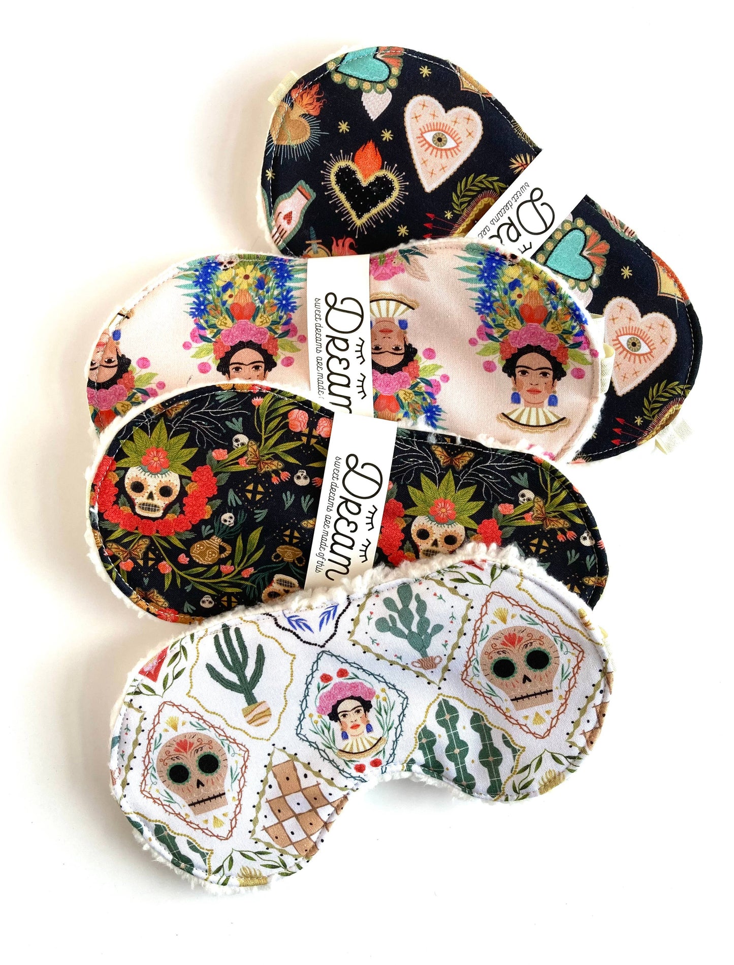 Frida white print pattern available