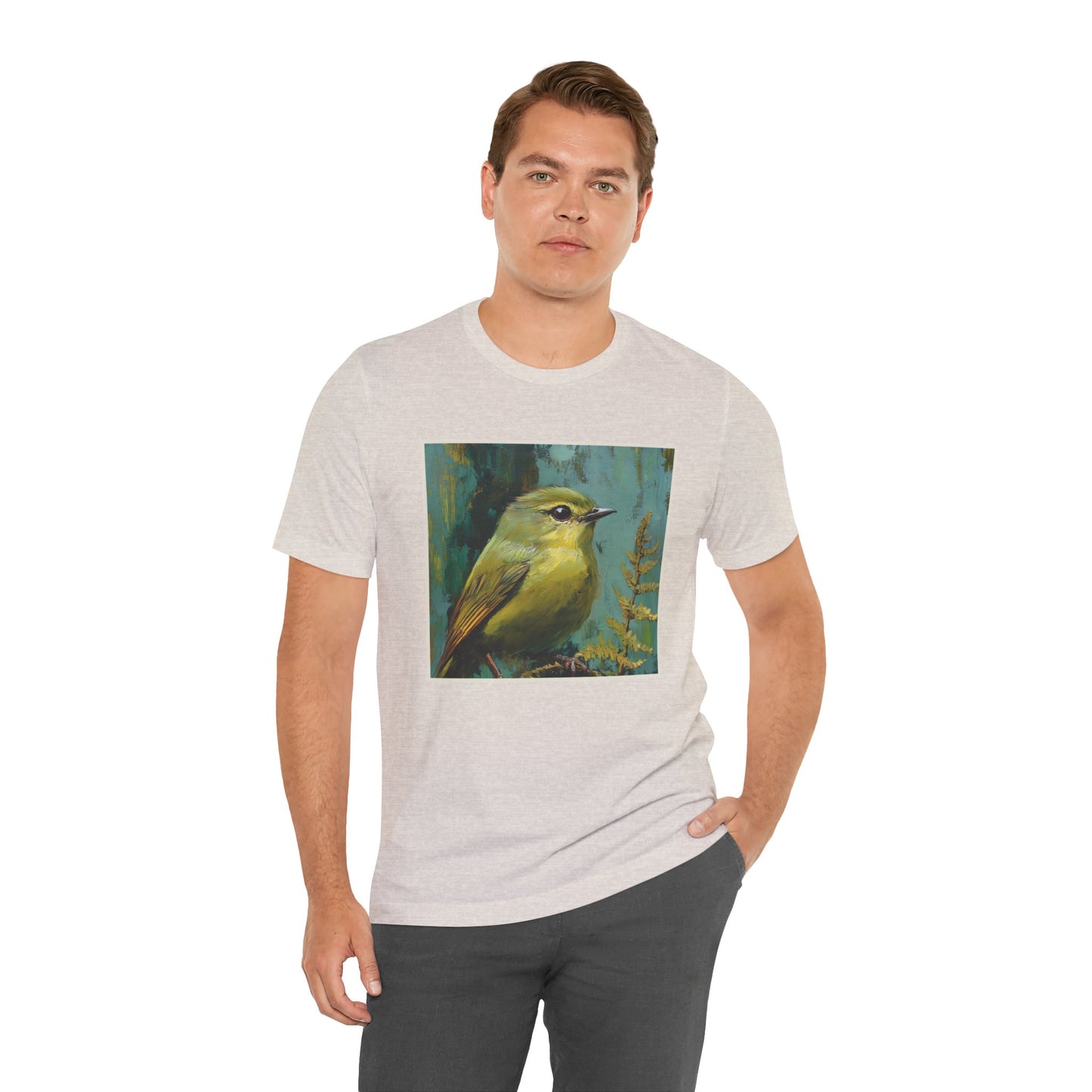 T-Shirt -  Sweet Bird Nestled in Ferns Unisex