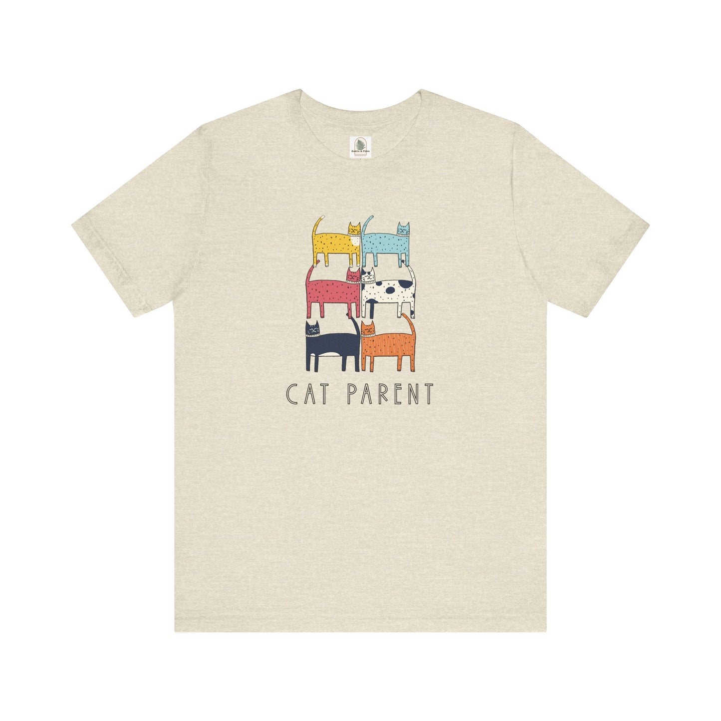 T-Shirt - Cat Parent / Stack of Cats - Unisex