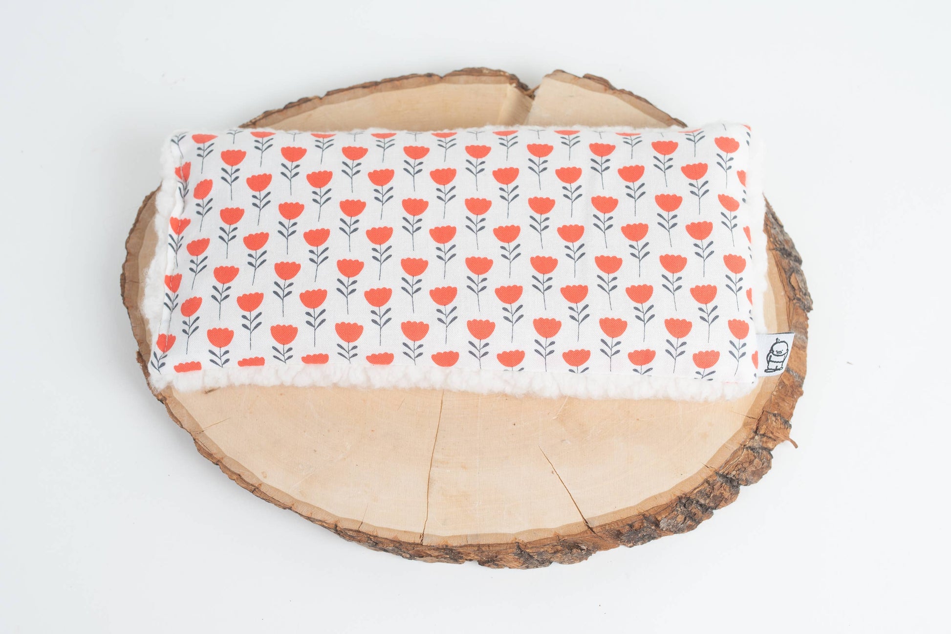 Deep Rest Eye Pillow for relaxation, stress relief, and sleep improvement. Features soft cotton front, minky backing, and soothing rice filling for acupressure and comfort. Can be used heated or chilled for enhanced relaxation