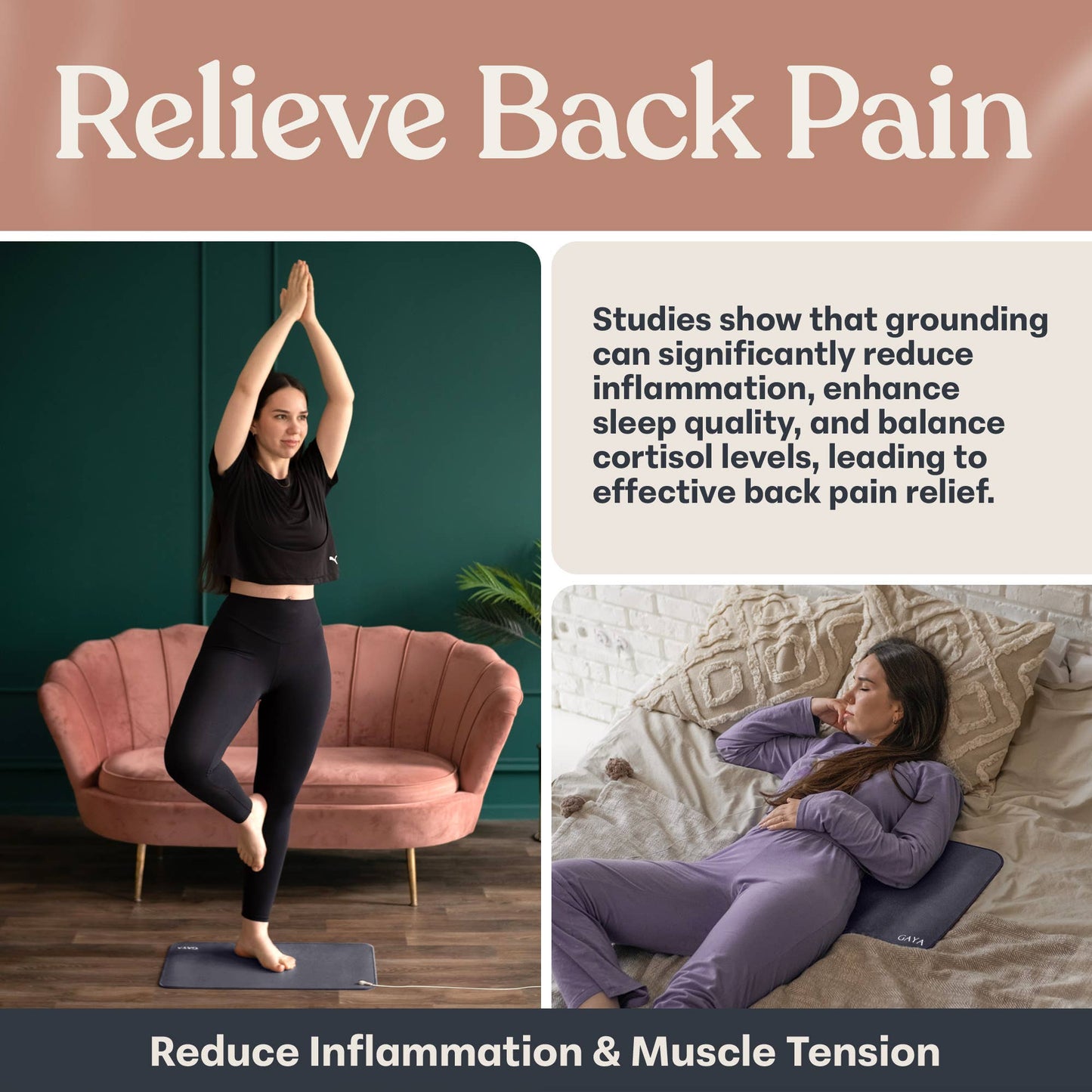 Reduce inflammation and Muscle Tension