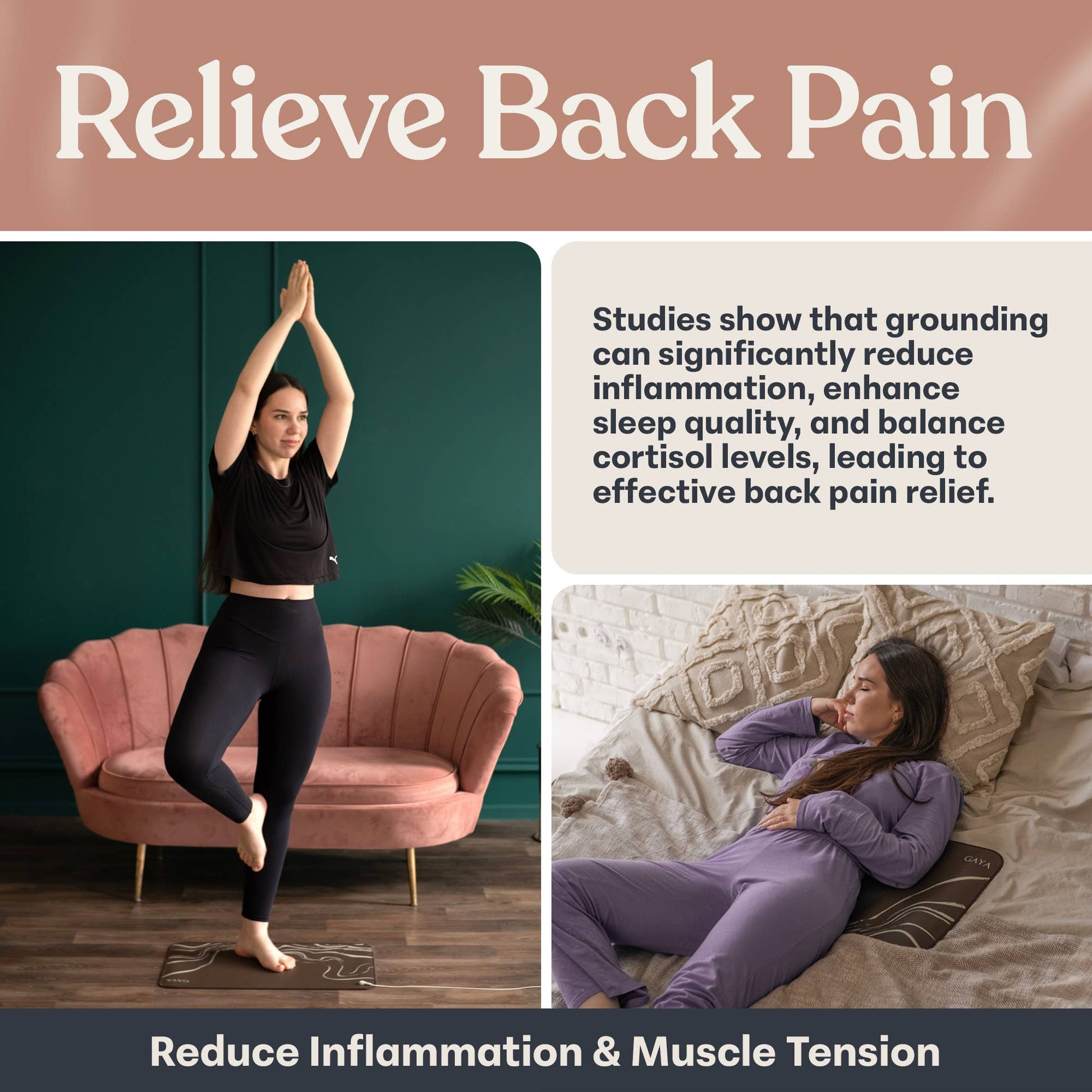 Reduces inflammation and muscle tension