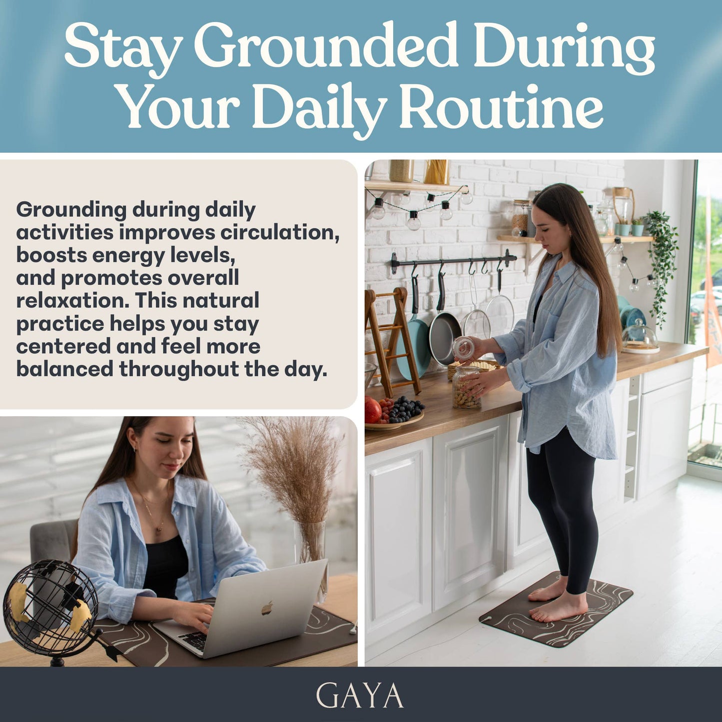 Improves circulation, boosts energy and promotes overall relaxation.