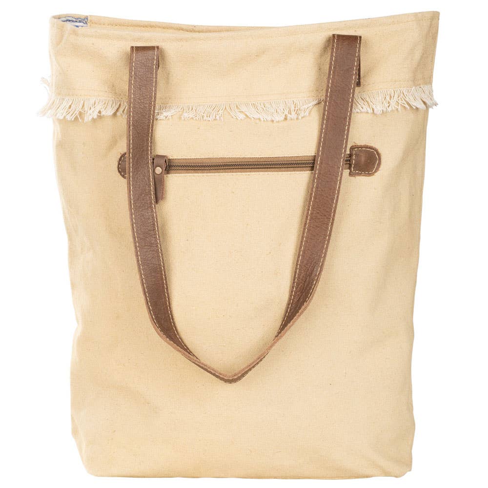 Eco-Friendly Tote Bag Made from Recycled Military Canvas