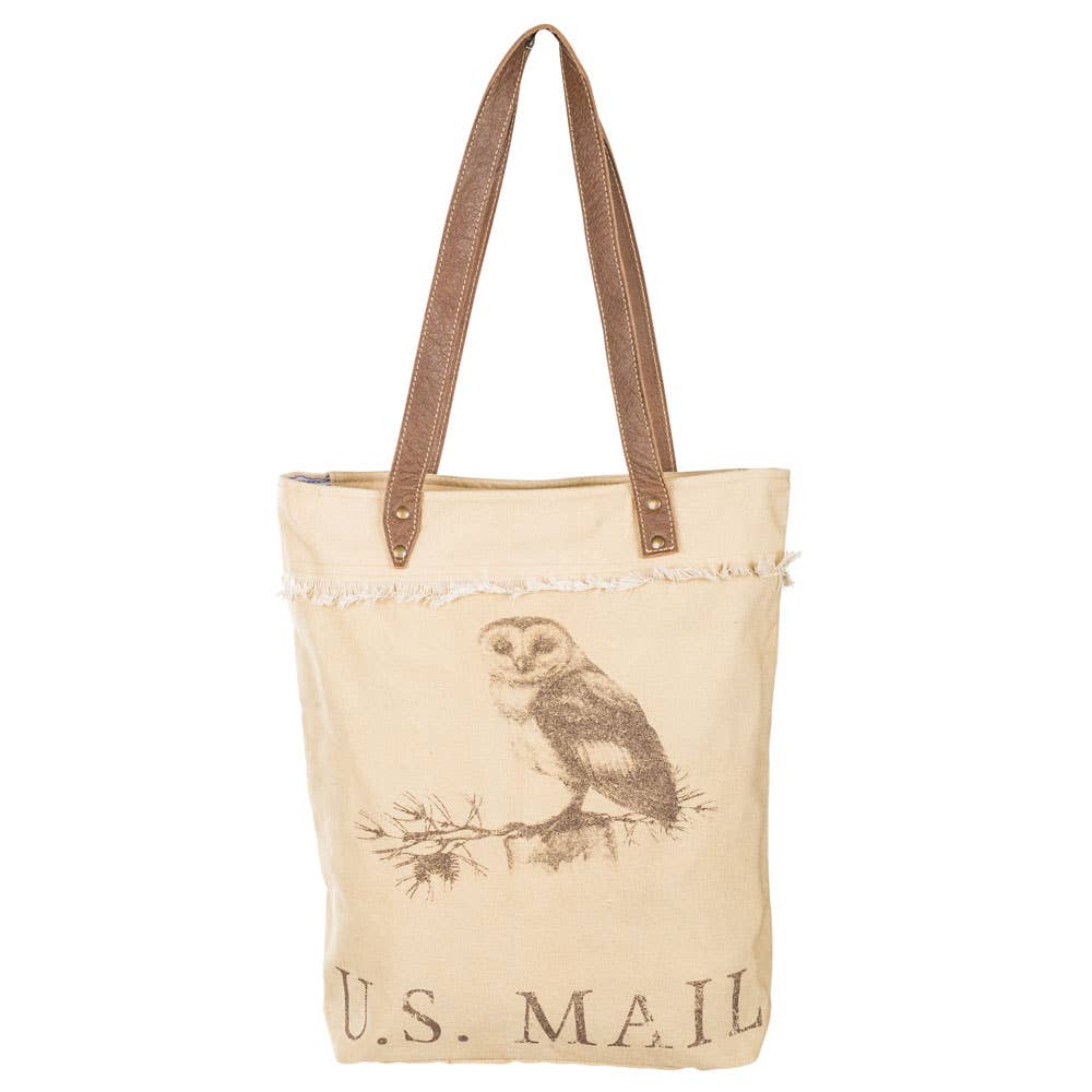 Eco-Friendly Tote Bag Made from Recycled Military Canvas