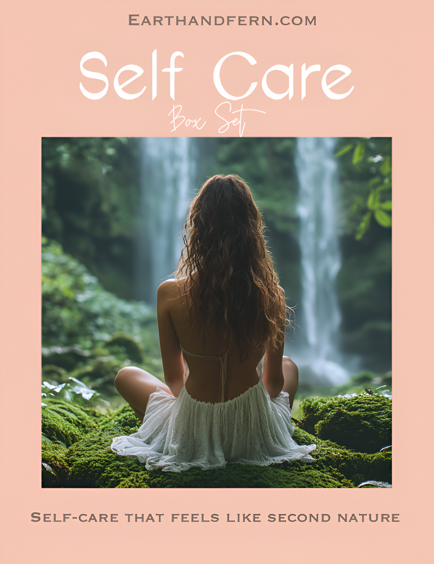 Self-care wellness gift box with lavender vanilla candle, handcrafted lavender rose soap, bath tea soak, and warm-cold therapie face pillow for relaxation and stress relief.
